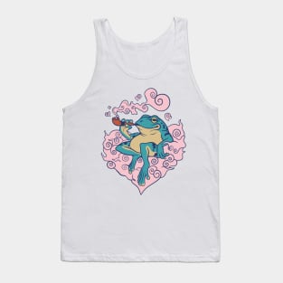 Smoke frog love Tank Top